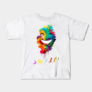 Smile and spread joy around you, Smiles are Contagious Kids T-Shirt